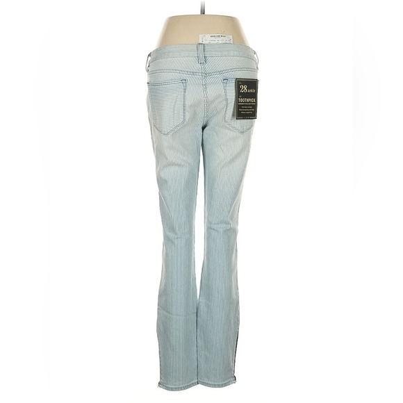 J.Crew Toothpick Stripe Jeans – Size 28 Ankle – NWT - Picture 3 of 7